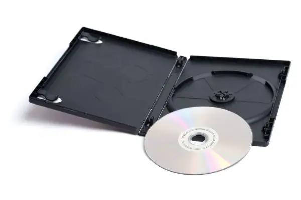 dvd and dvd case