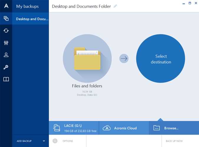 acronis true image to transfer files to new hard drive