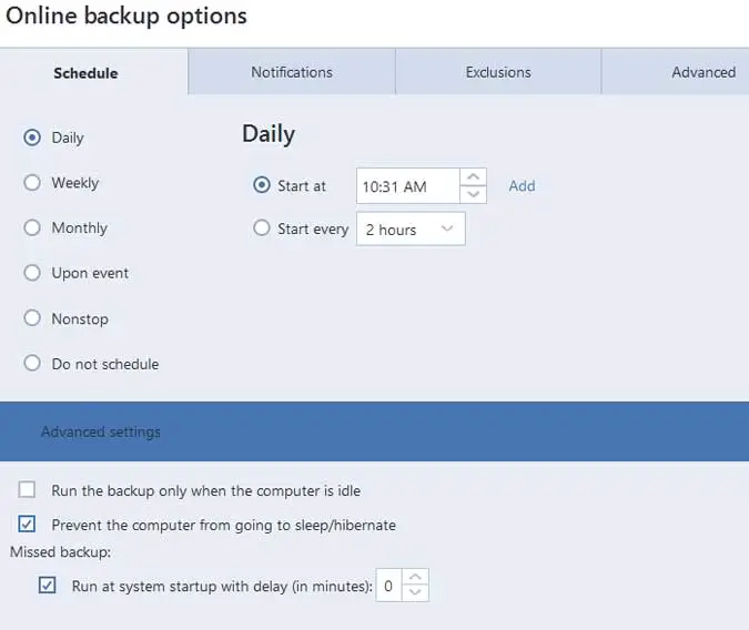 Online Backup Options