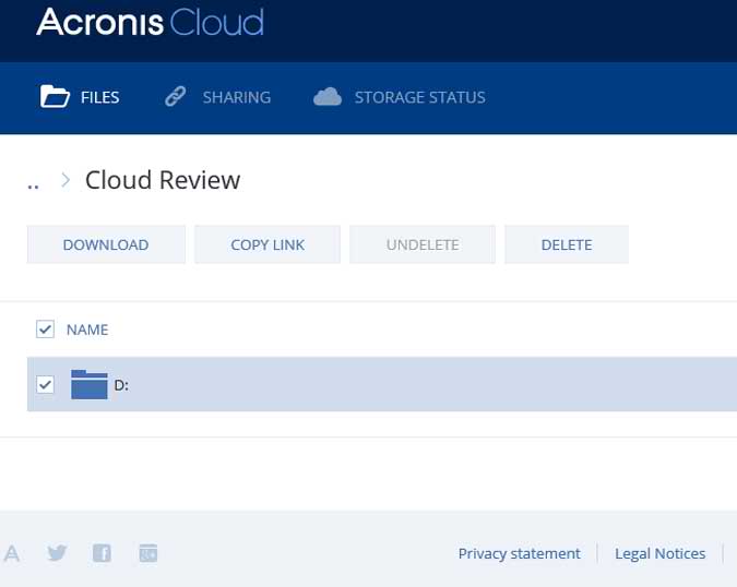 acronis true image cloud login