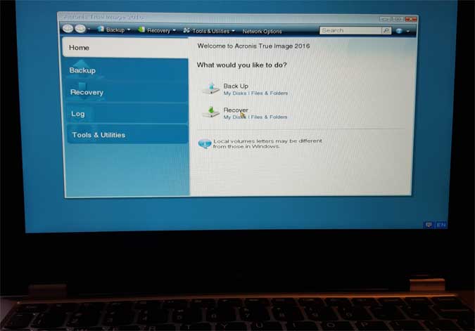 acronis true image 2016 boot disk