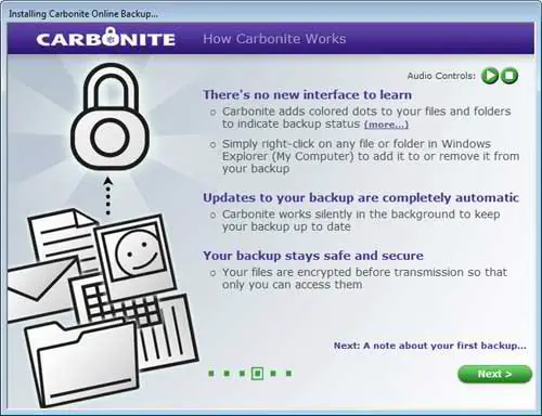 How the Carbonite Online Backup Solution Works