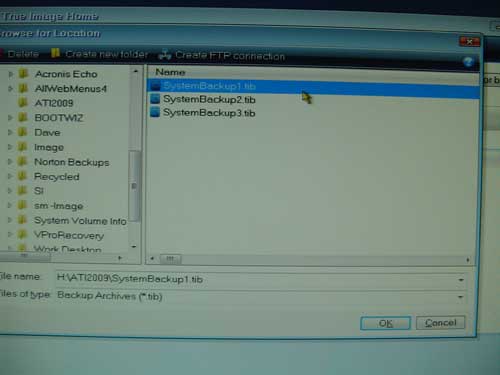 create acronis true image boot cd