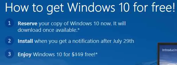 How to get Windows 10 for Free