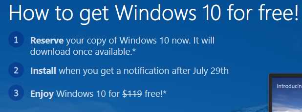 How to get Windows 10 for Free