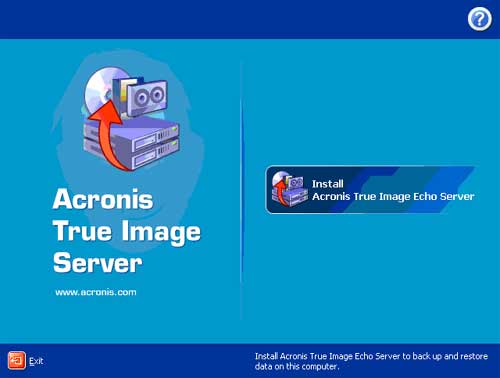 acronis home version that works for server 2008