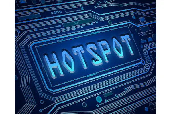 hotspot tech concept