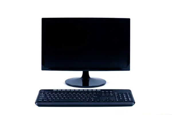monitor with keyboard 
