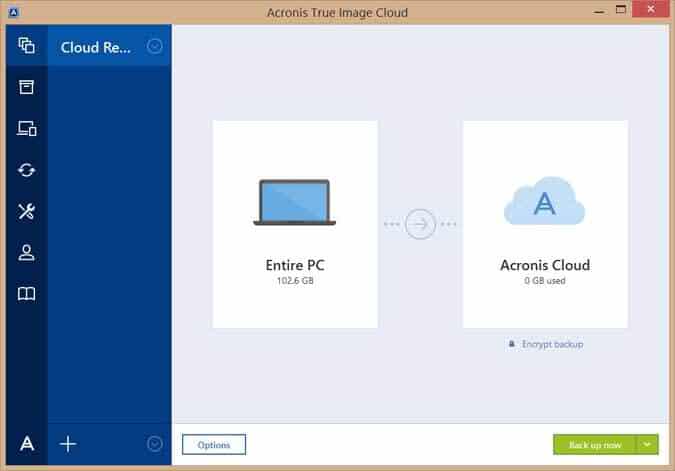 cloud cleanup acronis true image