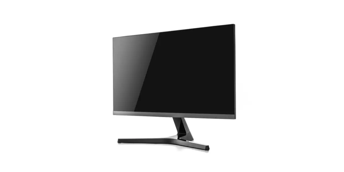 AdobeStock_325481234 Computer monitor or LCD TV isolated on a white background
