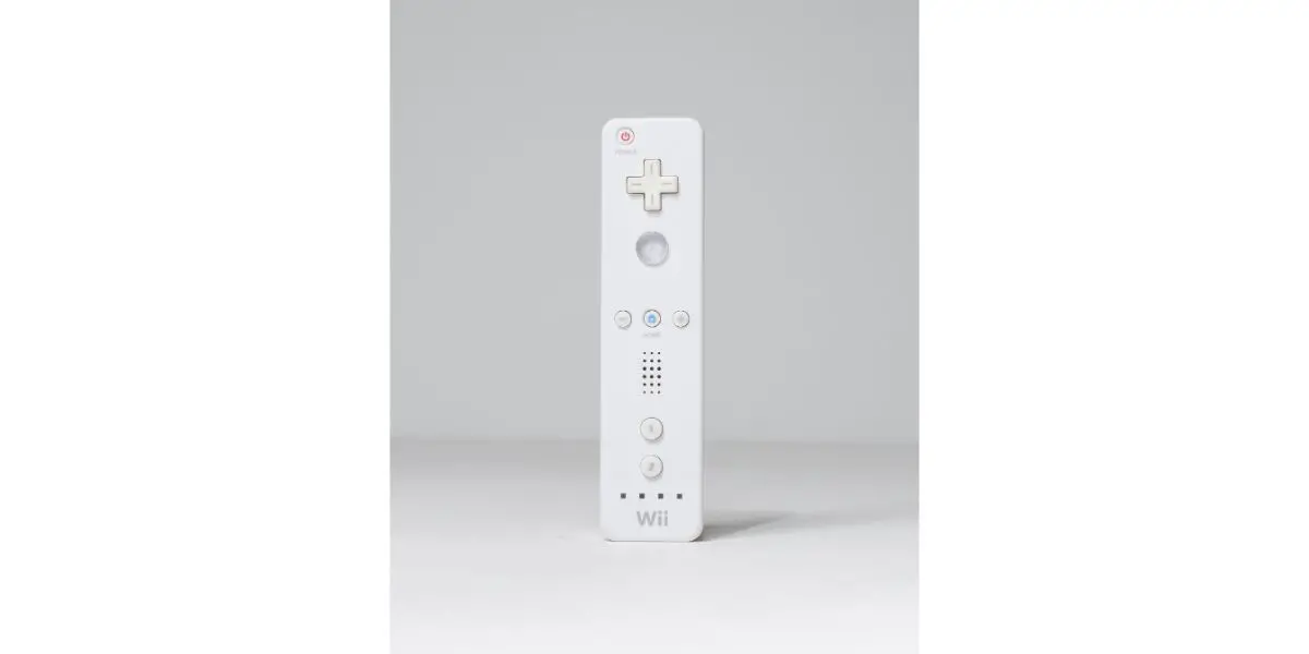 AdobeStock_367555939_Editorial_Use_Only Nintendo wii Controller on a white isolated background. iconic retro vintage video gaming controller machine.