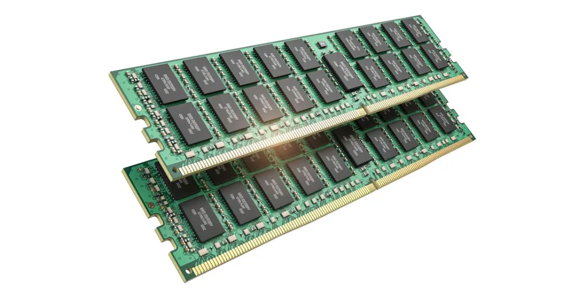 AdobeStock_433810185 2DDR ram computer memory modules overlayed isolated on white.
