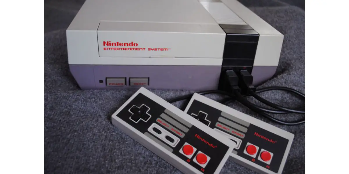 AdobeStock_478817542_Editorial_Use_Only The Nintendo Entertainment System (NES), an 8-bit third-generation home video game console produced by Nintendo.