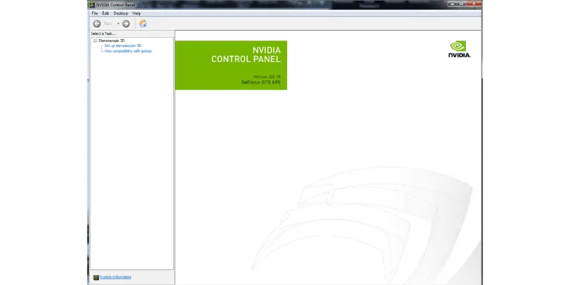 Blank-Nvidia-Control-Panel-Screen