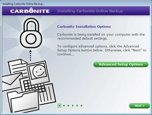 carbonite backup issues