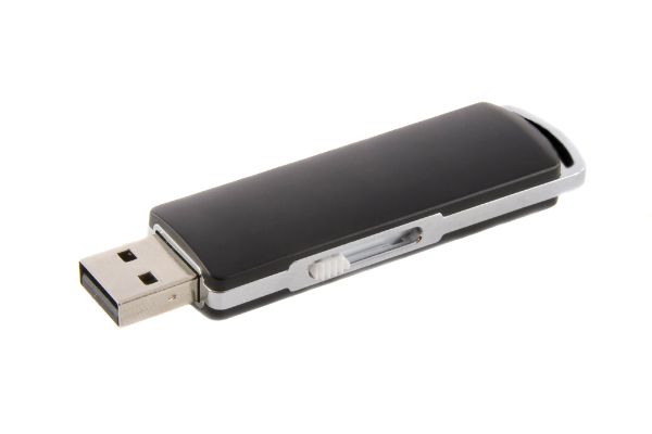 usb flash drive white background