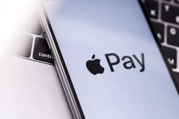 apple pay logo on iphone