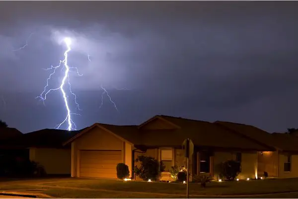 Depositphotos_2641587_S Lightning strike at night