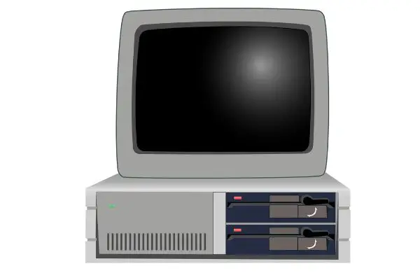 Old CRT computer