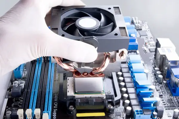 placing cpu cooling fan