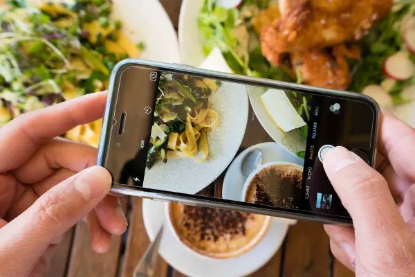 Depositphotos_85715046_S Taking photo of a meal using smartphone