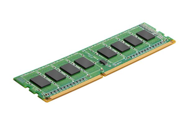 Depositphotos_99320130_S 1 DDR RAM memory module on white background