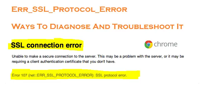 Err_SSL_Protocol_Error