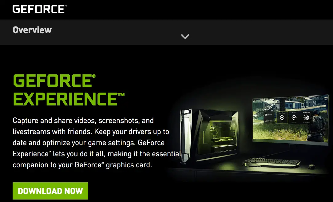 nvidia geforce experience driver download