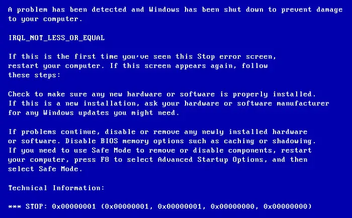 find blue screen error log windows 7