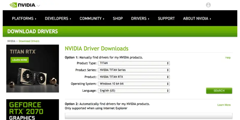 nvidia control panel standalone download