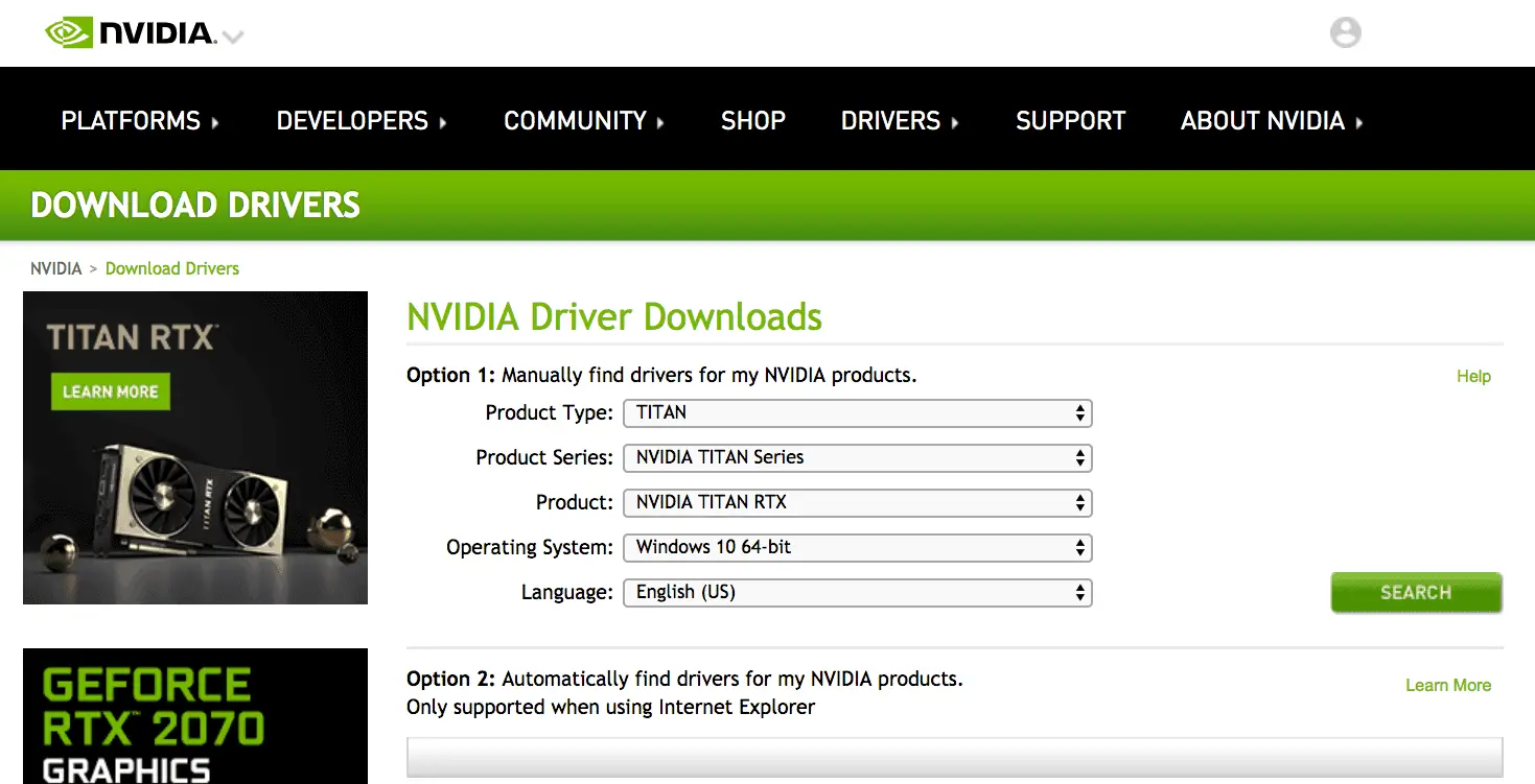 nvidia control download