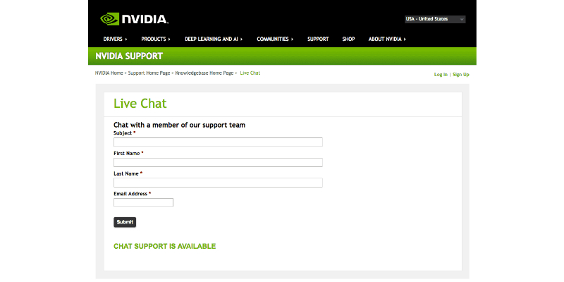 Nvidia-Live-Chat