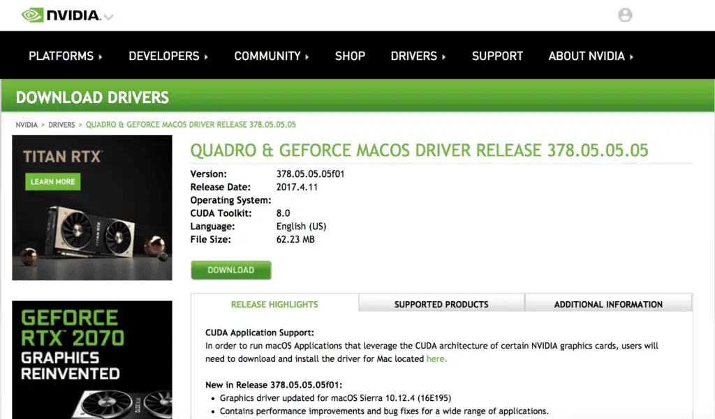 install nvidia quadro drivers without graphics card installed