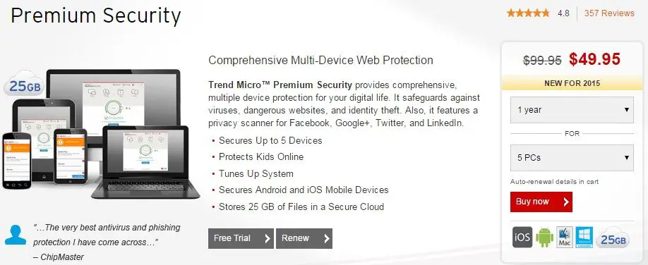 Trend Micro Premium Security