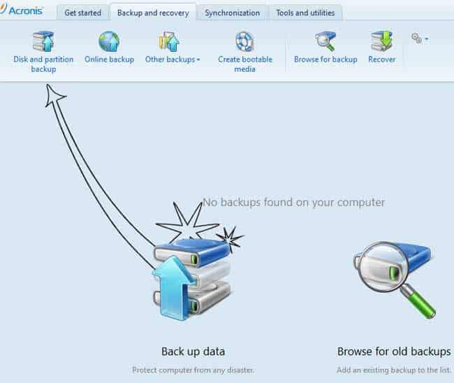 how often does acronis true image backup file changes