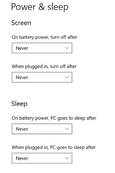 Windows power saving option2
