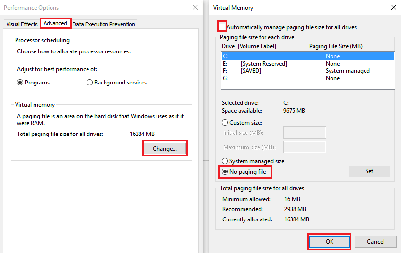 Windows Virtual Memory