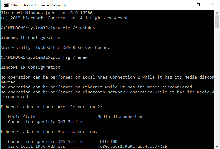 Administrator: Command Prompt