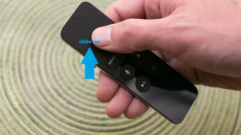 Apple TV remote trackpad