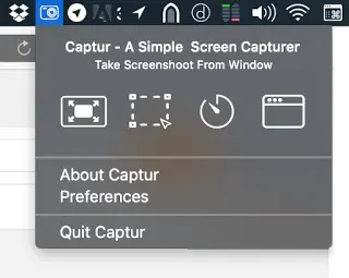 Captur - take screenshots on Mac