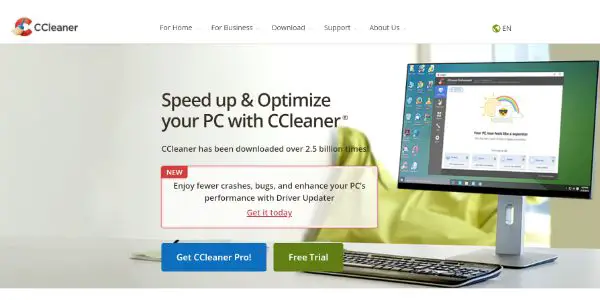 ccleaner home page