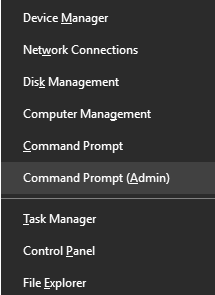 Command Prompt (Admin)