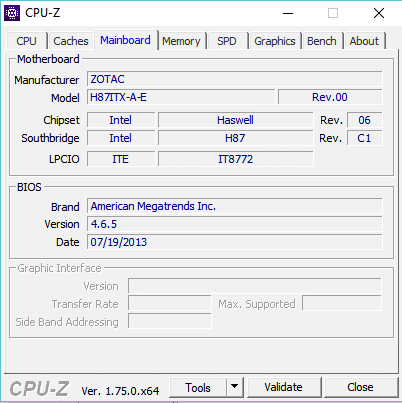 CPU-Z Mainboard