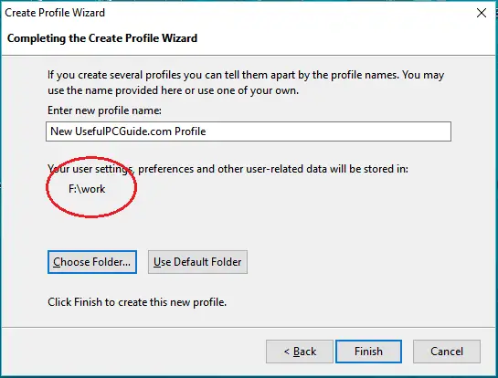 Create New Firefox Profile