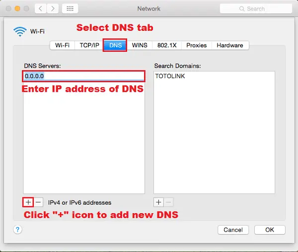 How To Change DNS In Mac OS X