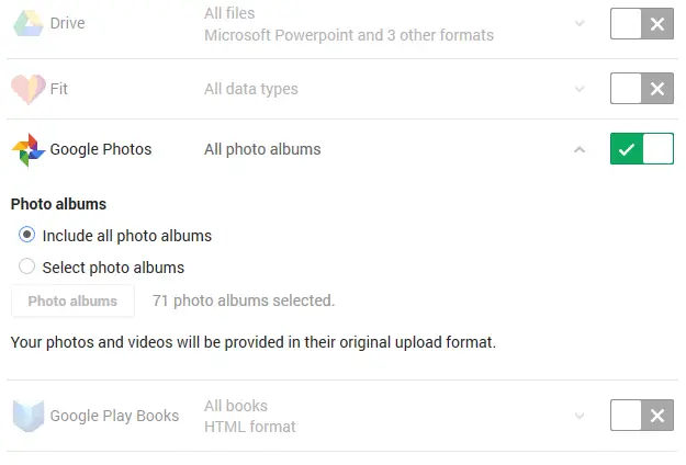 Download all photos and videos in Google Photos at once