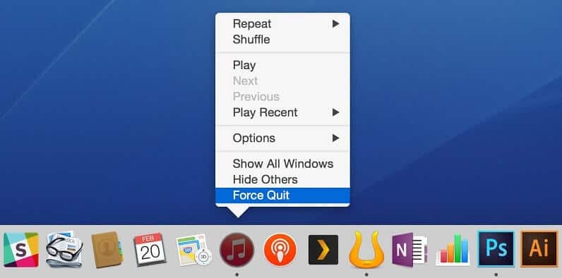 how to force close on mac os