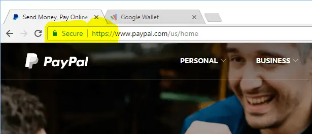 HTTPS in Google Chrome