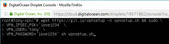 Install VPN in Ubuntu