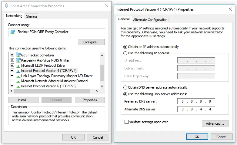 How to change DNS servers on Windows?